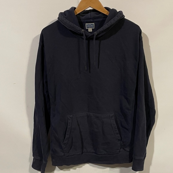 J. Crew Other - J. Crew vintage fleece Men's Navy Hoodie sweatshirt
